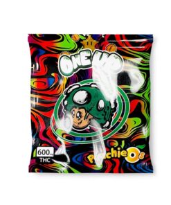 One Up Gummies Peachie Os 600mg THC